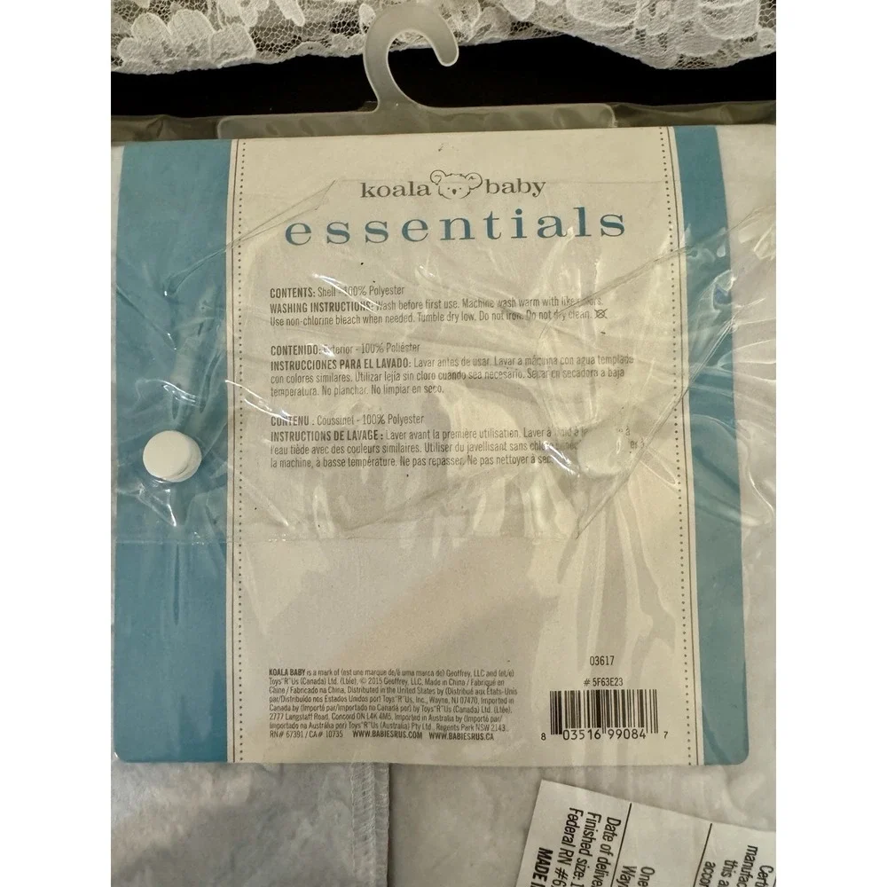 Koala Baby Essentials 2 Pack Changing Pads, New In Package, Waterproof, Blue Wht